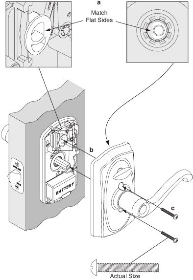How To Install Your Schlage FE595 Keypad Entry Lock .